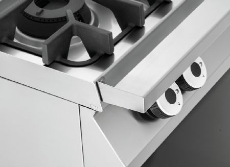 Rail de cuisine inox charge max 15 kg - largeur 800 mm