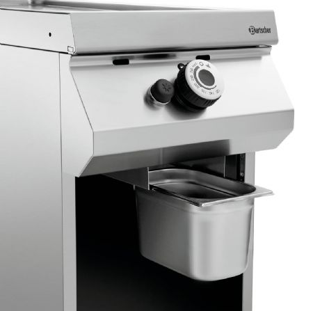 Plaque à snacker pro profondeur 900 grill gaz lisse, SO - Bartscher - 2955041