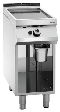 Plaque à snacker pro profondeur 900 grill gaz lisse, SO - Bartscher - 2955041