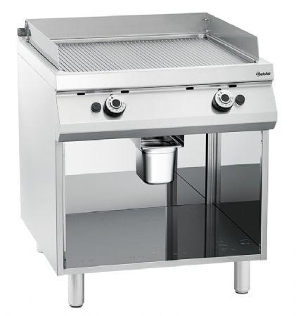 Dosseret inox pour plaque grill