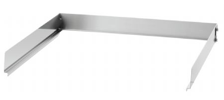 Dosseret inox pour plaque grill