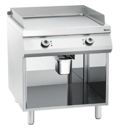 Dosseret inox pour plaque grill