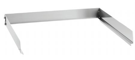 Dosseret inox pour plaque grill