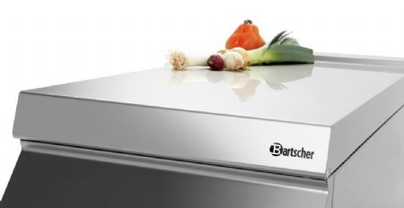 Élément neutre ligne de cuisson 900 travail, SO en acier inoxydable, 400x900x900 mm - Bartscher - 296105