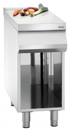 Élément neutre ligne de cuisson 900 travail, SO en acier inoxydable, 400x900x900 mm - Bartscher - 296105