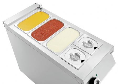 Bains-marie pro ligne profondeur 900 Bain-marie électrique, SO - Bartscher - 296303