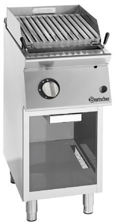 Grill professionnel à pierre de lave Gaz naturel 400x900x900 mm avec grille en V - Bartscher - 2994521 Grill professionnel à pierre de lave Gaz naturel 400x900x900 mm avec grille en V - Bartscher - 2994521