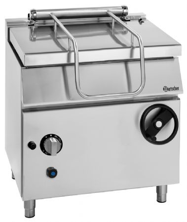 Braisière basculante professionnelle gaz naturel capacité utile 72 litres en inox CNS 18/10 - Bartscher - 2996731