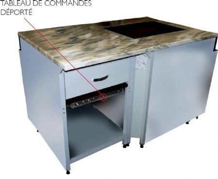 Plaque chauffante vitrocéramique encastrable 639x432x40 mm - Sofraca - 30002