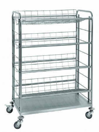 Chariot  bacs  boissons 4 niveaux - 1080x570x1610 mm