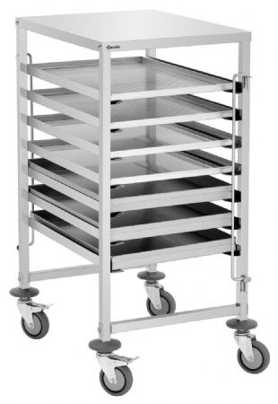 Chariot Porte assiette Euronorm AEN700-6040 600x400 mm - Bartscher - 300089