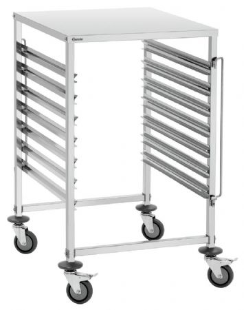 Chariot Porte assiette Gastronorm AGN700-2/1 7 plateaux 655x740x1010 mm - Bartscher - 300093