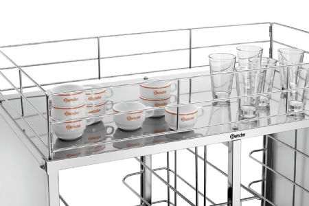 Chariot Porte assiette Gastronorm AGN2000-1/1 1155x680x1840 mm - Bartscher - 300187
