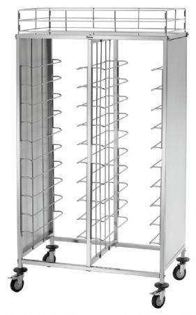Chariot Porte assiette Gastronorm AGN2000-1/1 1155x680x1840 mm - Bartscher - 300187
