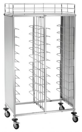 Chariot Porte assiette Gastronorm AGN2000-1/1 1155x680x1840 mm - Bartscher - 300187