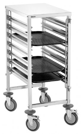 Chariot de rangement professionnel en inox GN - Bartscher - 300192