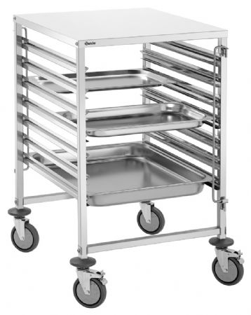 Chariot de restauration en inox GN - Bartscher - 300193
