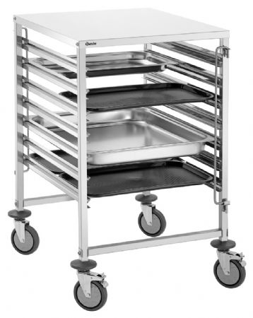 Chariot de restauration en inox GN - Bartscher - 300193