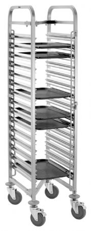 Chariot professionnel en inox pour récipients GN - Bartscher - 300194
