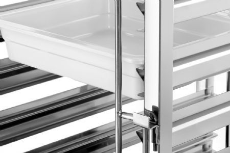 Chariot professionnel en inox pour récipients GN - Bartscher - 300194