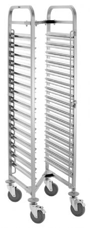 Chariot professionnel en inox pour récipients GN - Bartscher - 300194