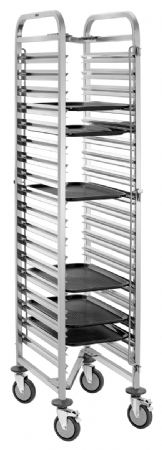 Chariot de rangement professionnel en inox GN - Bartscher - 300195