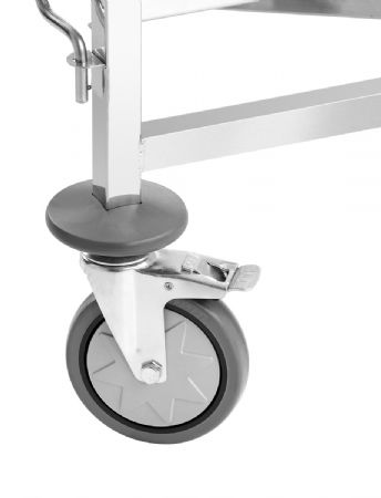 Chariot de rangement professionnel en inox GN - Bartscher - 300195