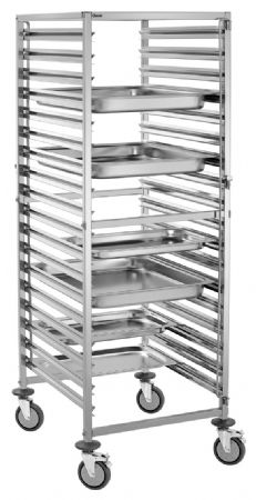 Chariot de cuisine professionnel en inox GN - Bartscher - 300196