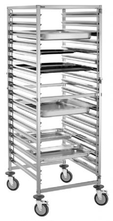 Chariot de cuisine professionnel en inox GN - Bartscher - 300196