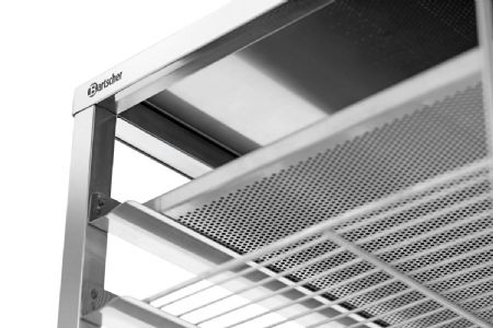 Chariot professionnel en inox pour norme EU 600x400 - Bartscher - 300197
