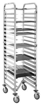 Chariot de restauration en inox pour Euronorm - Bartscher - 300198