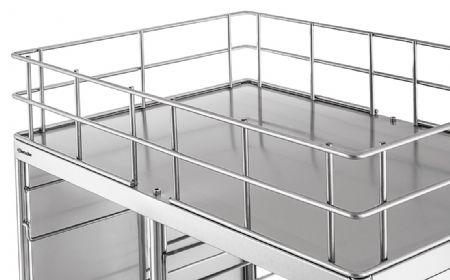 Chariot professionnel à plateaux en inox - Bartscher - 300199