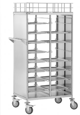 Chariot professionnel à plateaux en inox - Bartscher - 300199