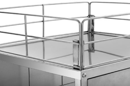 Chariot de restauration en inox gastronormes - Bartscher - 300211