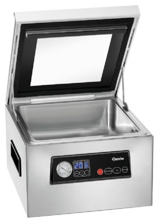 Machine Sous Vide K 300/60L avec couvercle en verre et manomètre - 375x440x271 mm - Bartscher - 300747