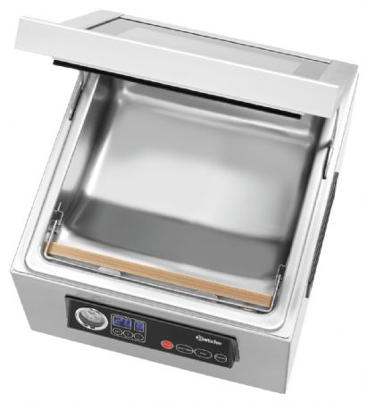 Machine Sous Vide K 300/60L avec couvercle en verre et manomètre - 375x440x271 mm - Bartscher - 300747