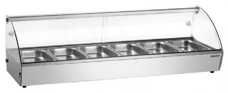 Présentoir chauffant R6 6 x GN 1/3 - Bartscher - 305059