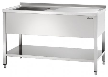 Plonge Inox laverie 700, L1400 bass. GA - Bartscher - 306330