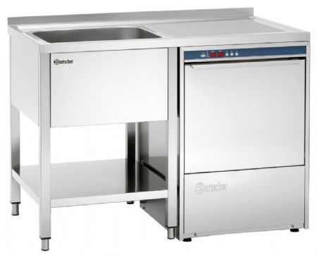 Plonge Inox laverie 700, L1200 bass. GA - Bartscher - 306340