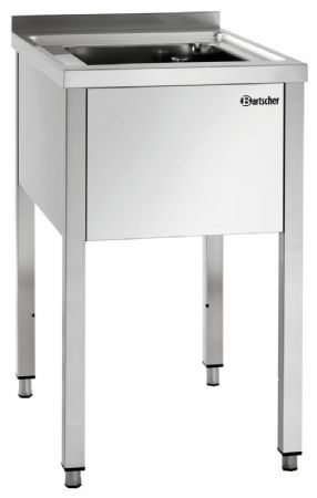 Plonge Inox à 1 bassin 500x700x850 mm - Bartscher - 306380 Plonge Inox à 1 bassin 500x700x850 mm - Bartscher - 306380