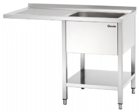 Plonge Inox laverie 700, L1200 bass. DR - Bartscher - 306640