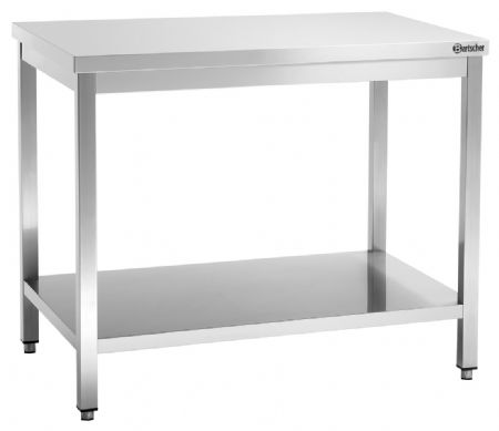Table de Travail Inox 700, L1000, sans dosseret, 1000x700x850 mm - Bartscher - 307107