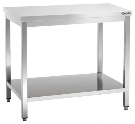Table de Travail Inox 700, L1200, sans dosseret, 1200x700x850 mm - Bartscher - 307127