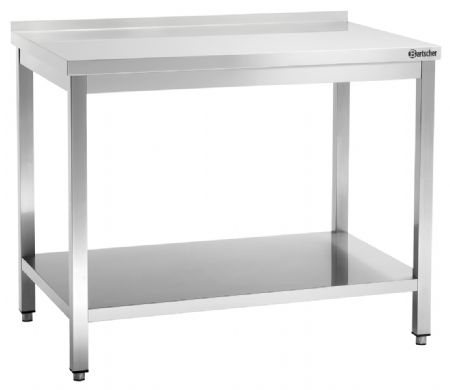 Table de Travail Inox 600, L1000, AD, 1000x600x850 mm - Bartscher - 308106