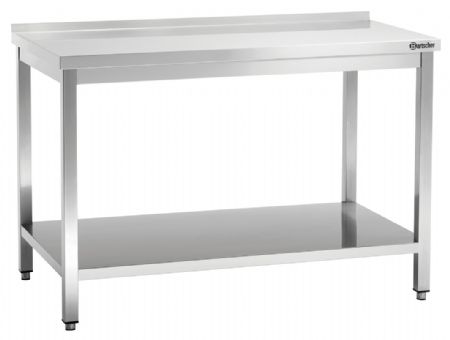 Table de Travail Inox 600, L1400, AD, 1400x600x850 mm - Bartscher - 308146