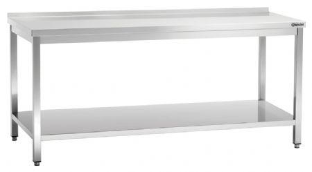 Table de Travail Inox 600, L1800, AD, 1800x600x850 mm - Bartscher - 308186