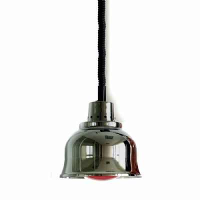 Lampe chauffe électrique suspendue infrarouge chromée Lampe chauffe électrique suspendue infrarouge chromée