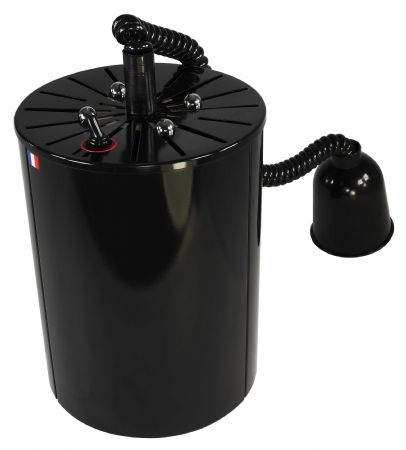 Lampe chauffante 375 W double paroi de protection noire - Sofraca - 33002NXP