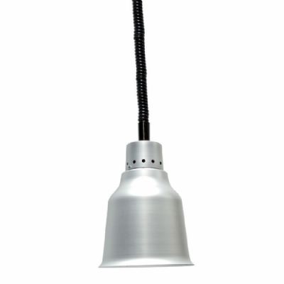Lampe chauffe lectrique suspendue infrarouge Aluminium bross
