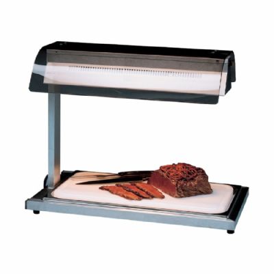 Planche  decouper avec lampe halogne lectrique au dessus - 585x360x310mm
